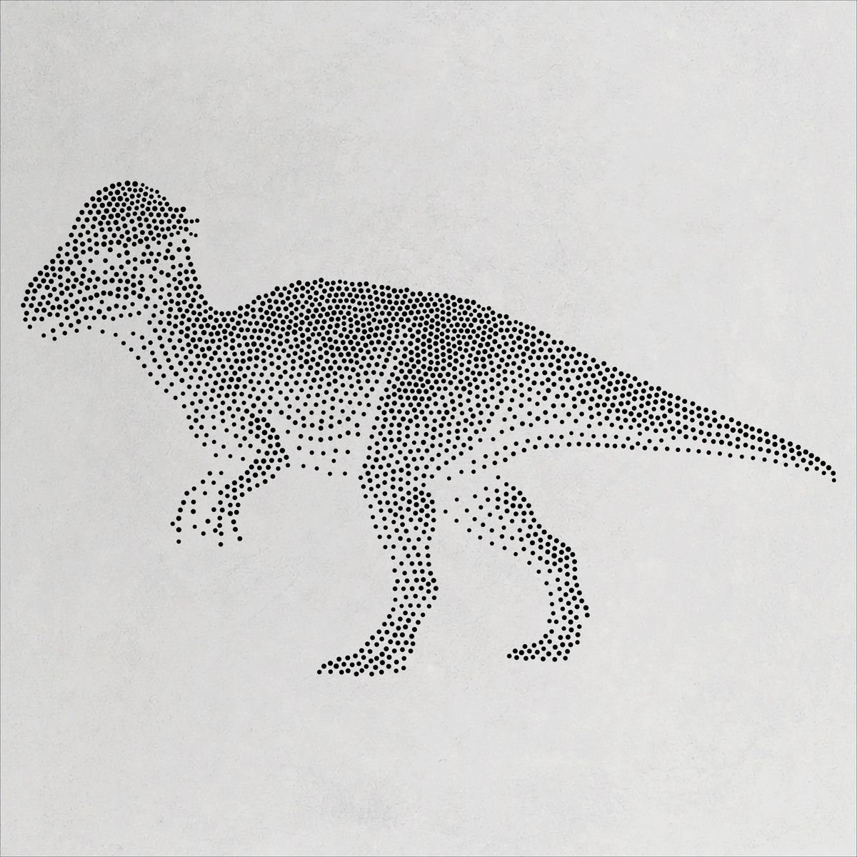 Pachycephalosaurus Dinosaur reusable Mylar stencil