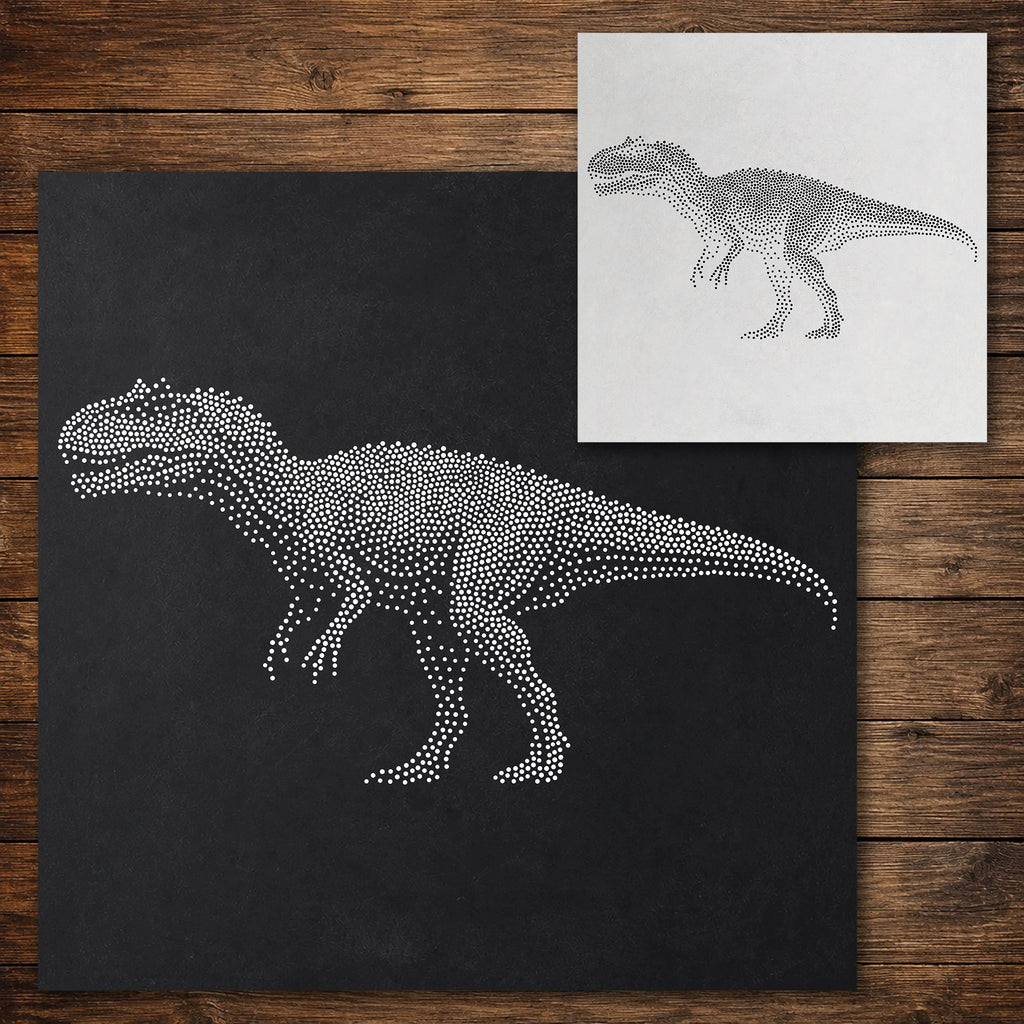 Allosaurus Dinosaur reusable Mylar stencil
