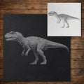 Allosaurus Dinosaur reusable Mylar stencil