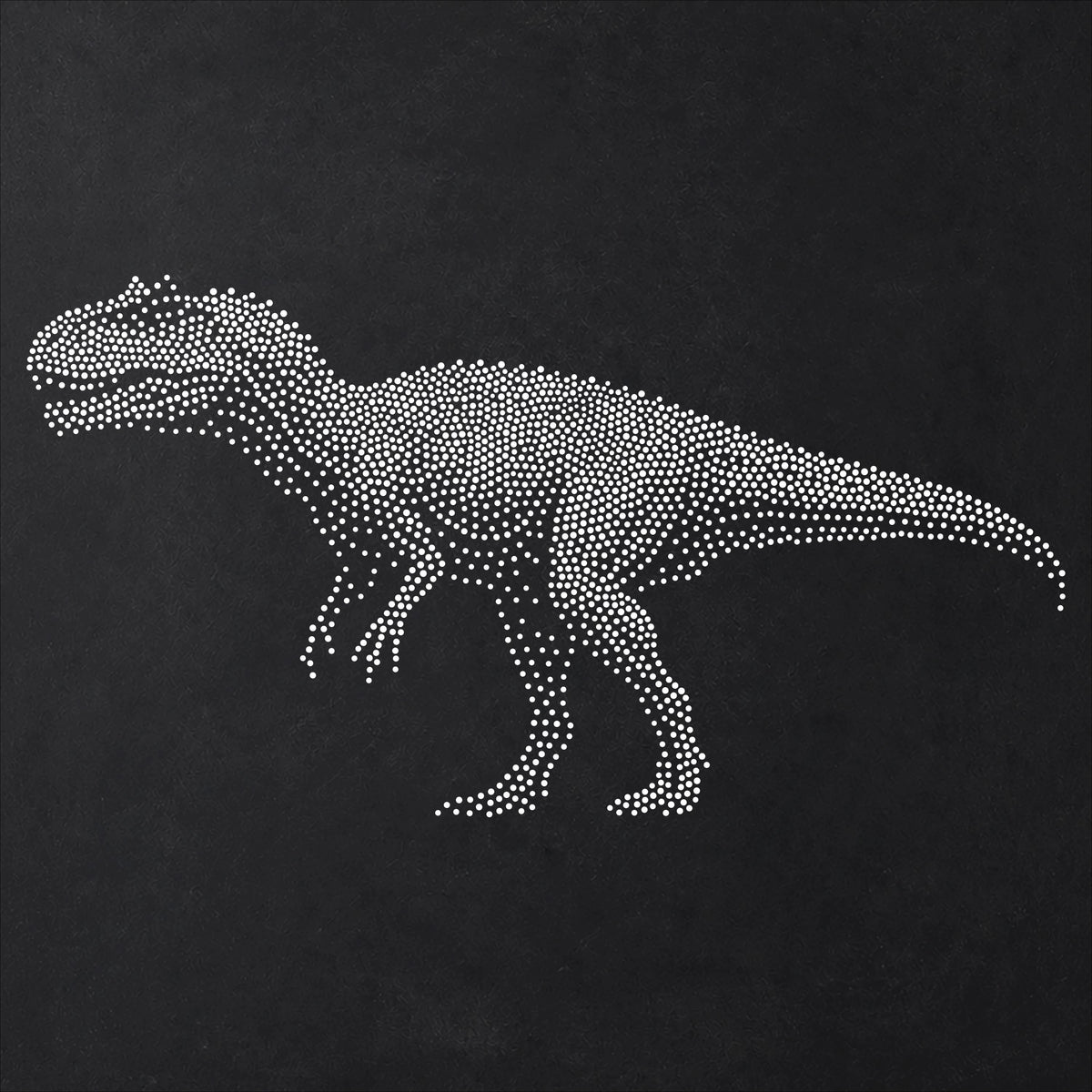 Allosaurus Dinosaur reusable Mylar stencil