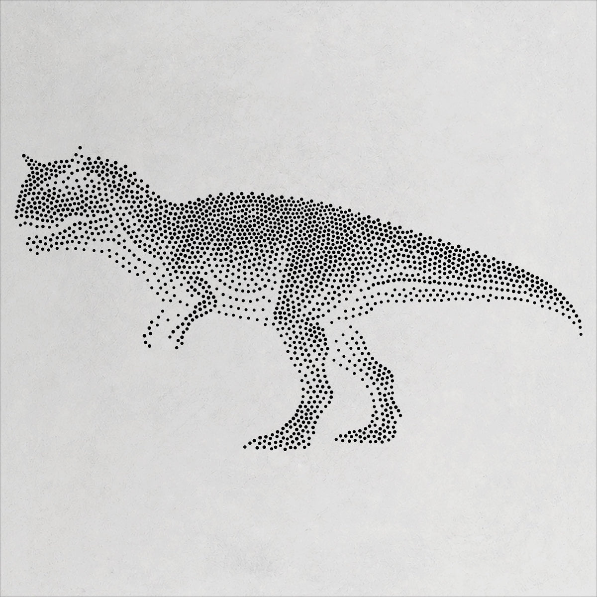 Carnotaurus Dinosaur reusable Mylar stencil