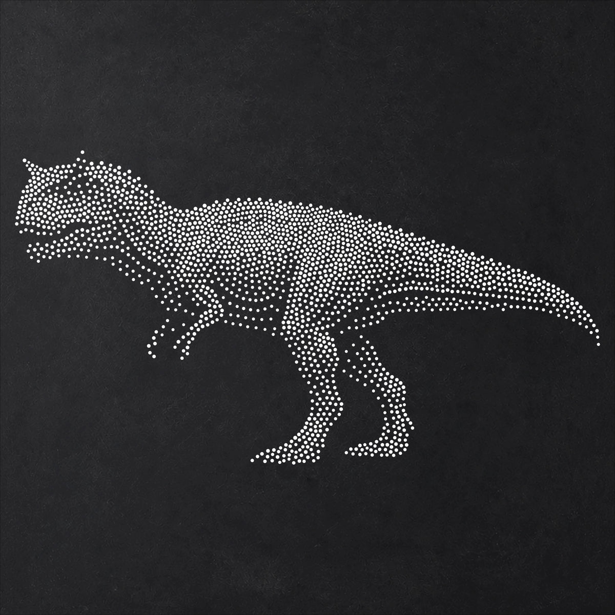 Carnotaurus Dinosaur reusable Mylar stencil
