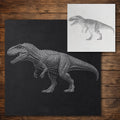 Giganotosaurus Dinosaur reusable Mylar stencil