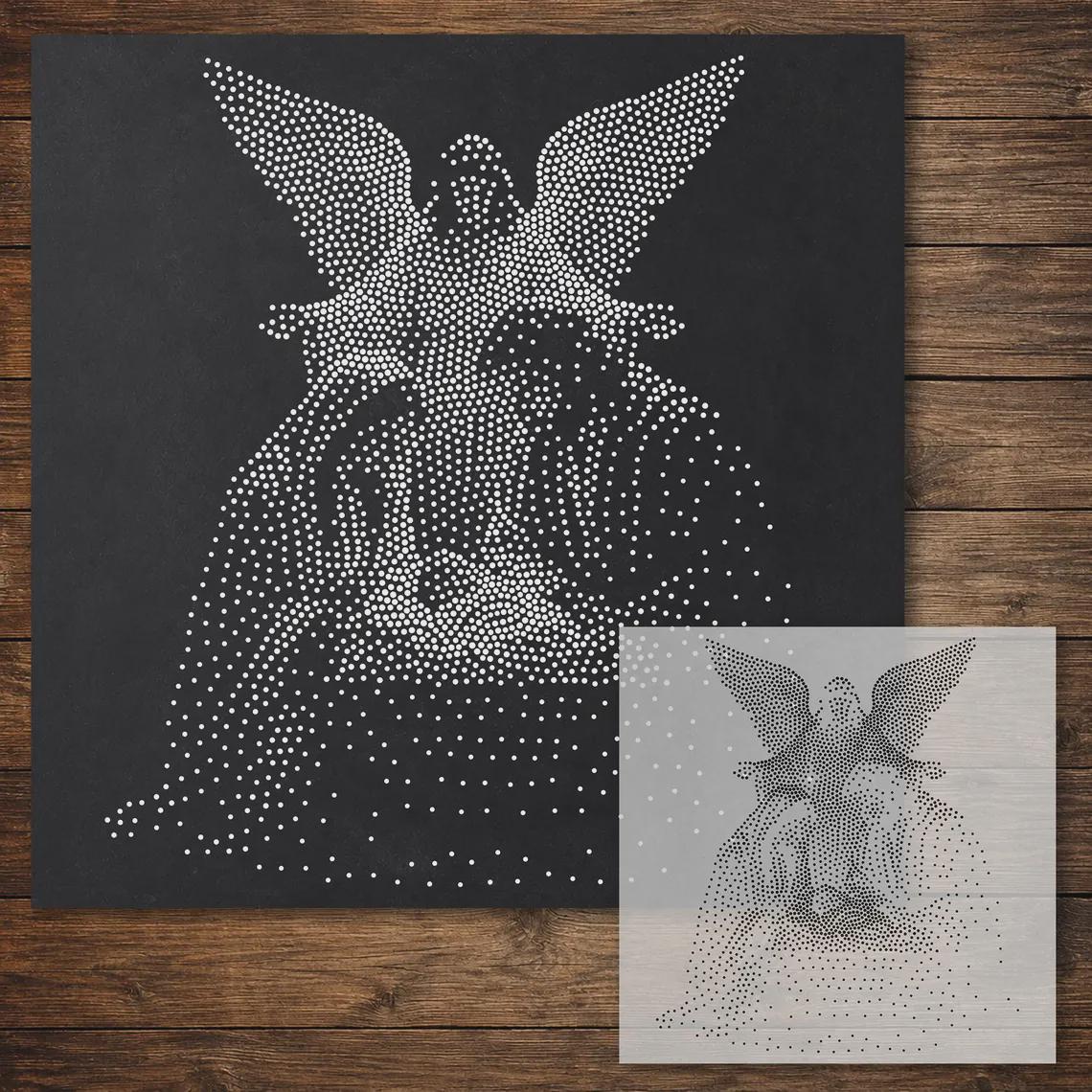 Nativity reusable Mylar stencil