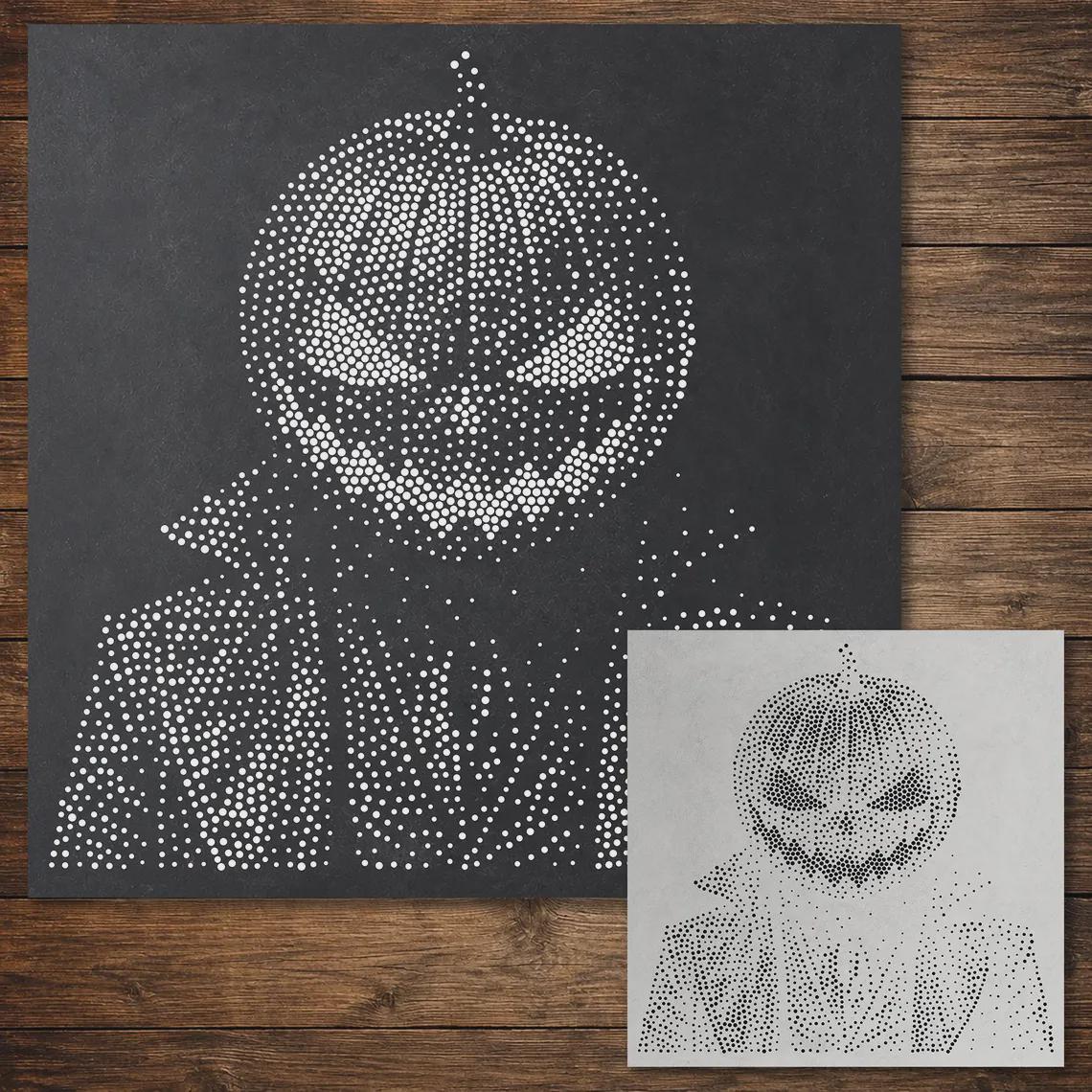 Halloween reusable Mylar stencil