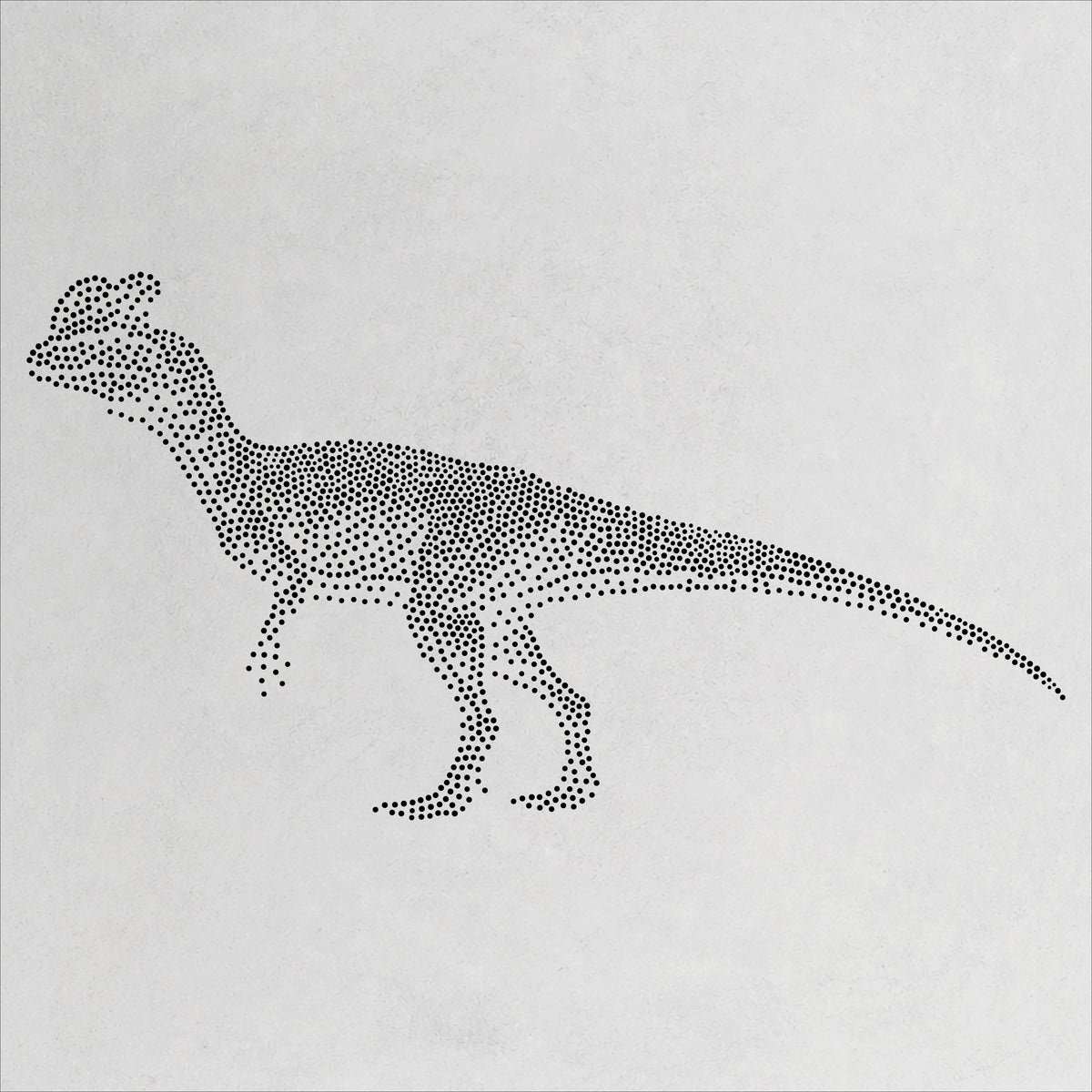 Dilophosaurus Dinosaur reusable Mylar stencil