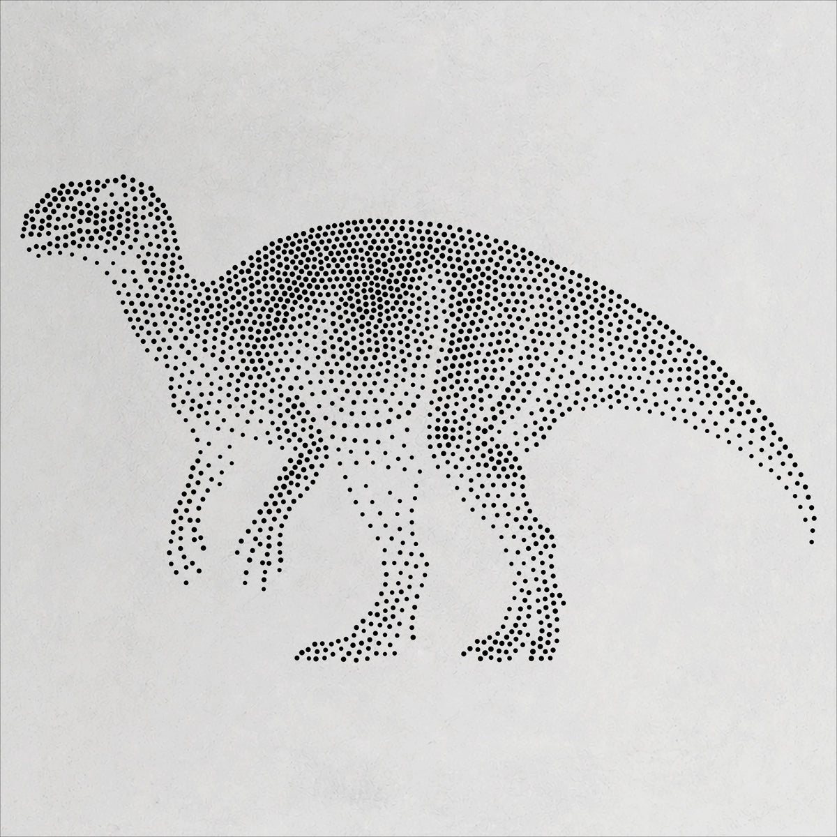 Iguanodon Dinosaur reusable Mylar stencil