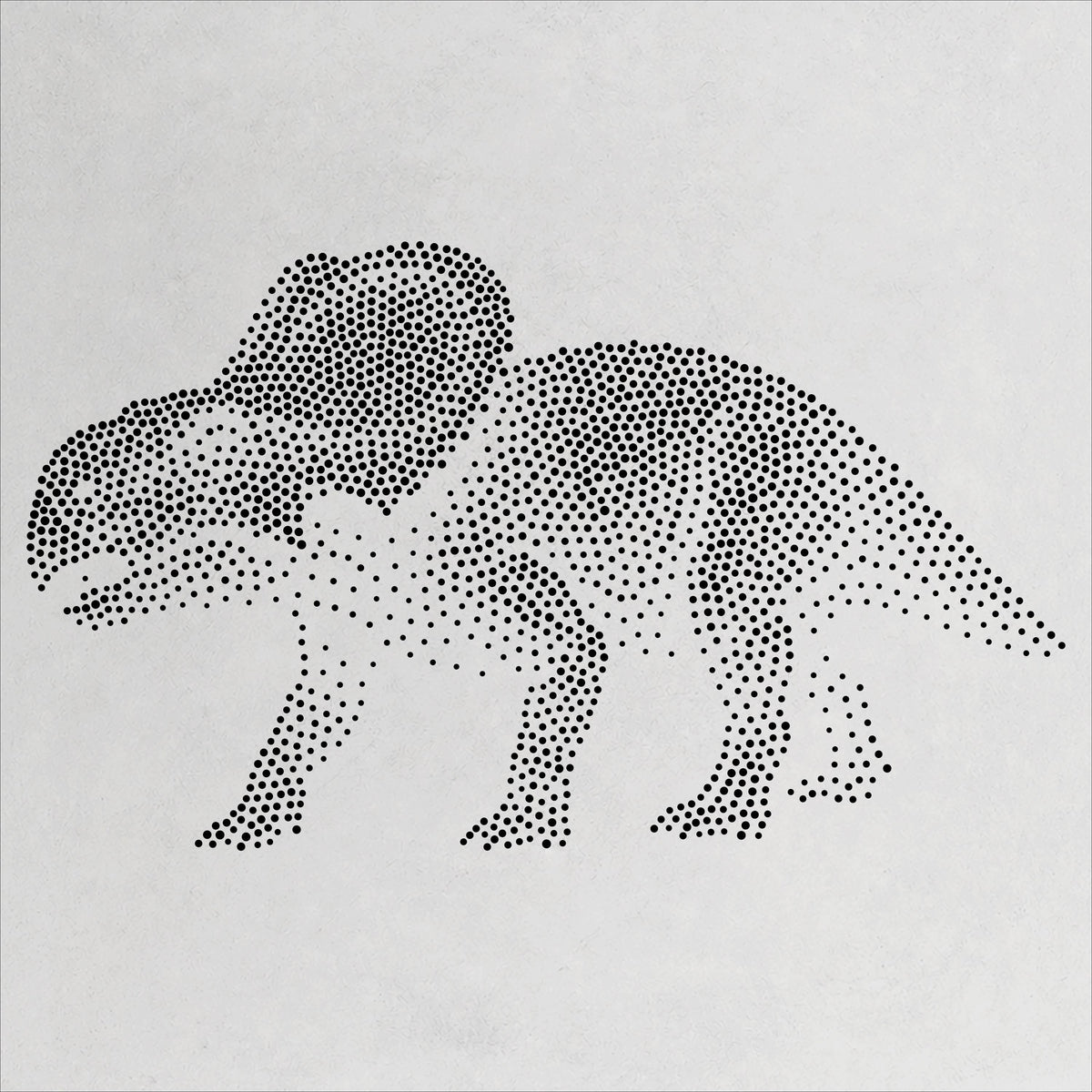 Protoceratops Dinosaur reusable Mylar stencil
