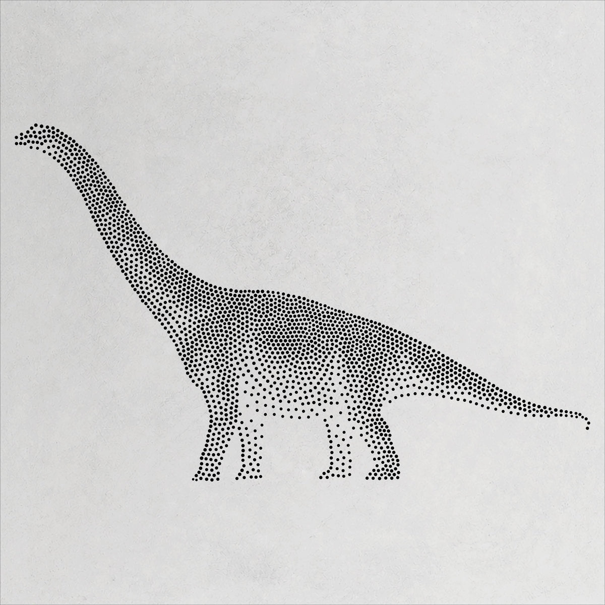 Brontosaurus Dinosaur reusable Mylar stencil