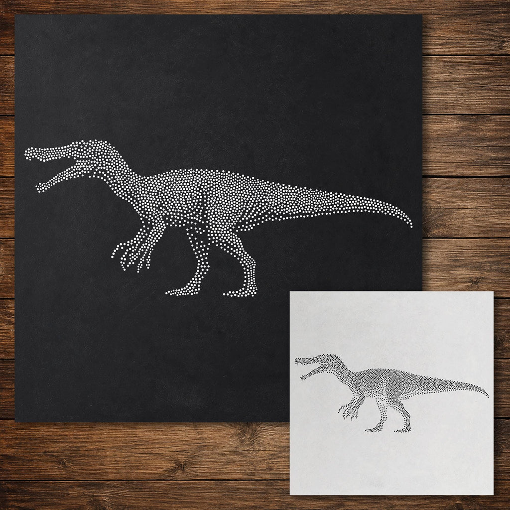 Baryonyx Dinosaur reusable Mylar stencil