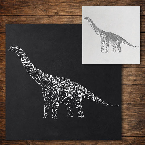 Apatosaurus Dinosaur reusable Mylar stencil