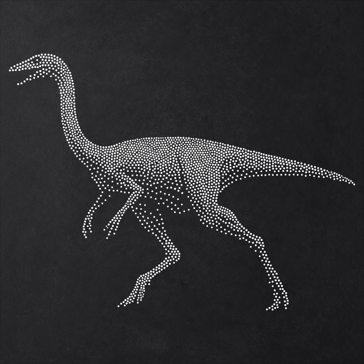 Gallimimus Dinosaur reusable Mylar stencil