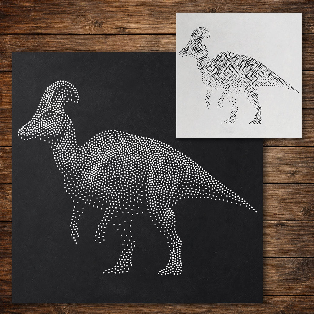 Corythosaurus Dinosaur reusable Mylar stencil
