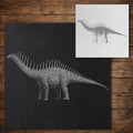 Amargasaurus Dinosaur reusable Mylar stencil