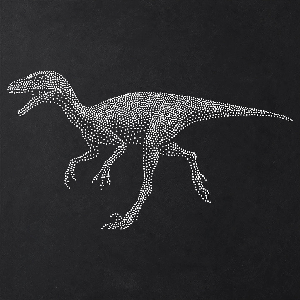 Compsognathus Dinosaur reusable Mylar stencil