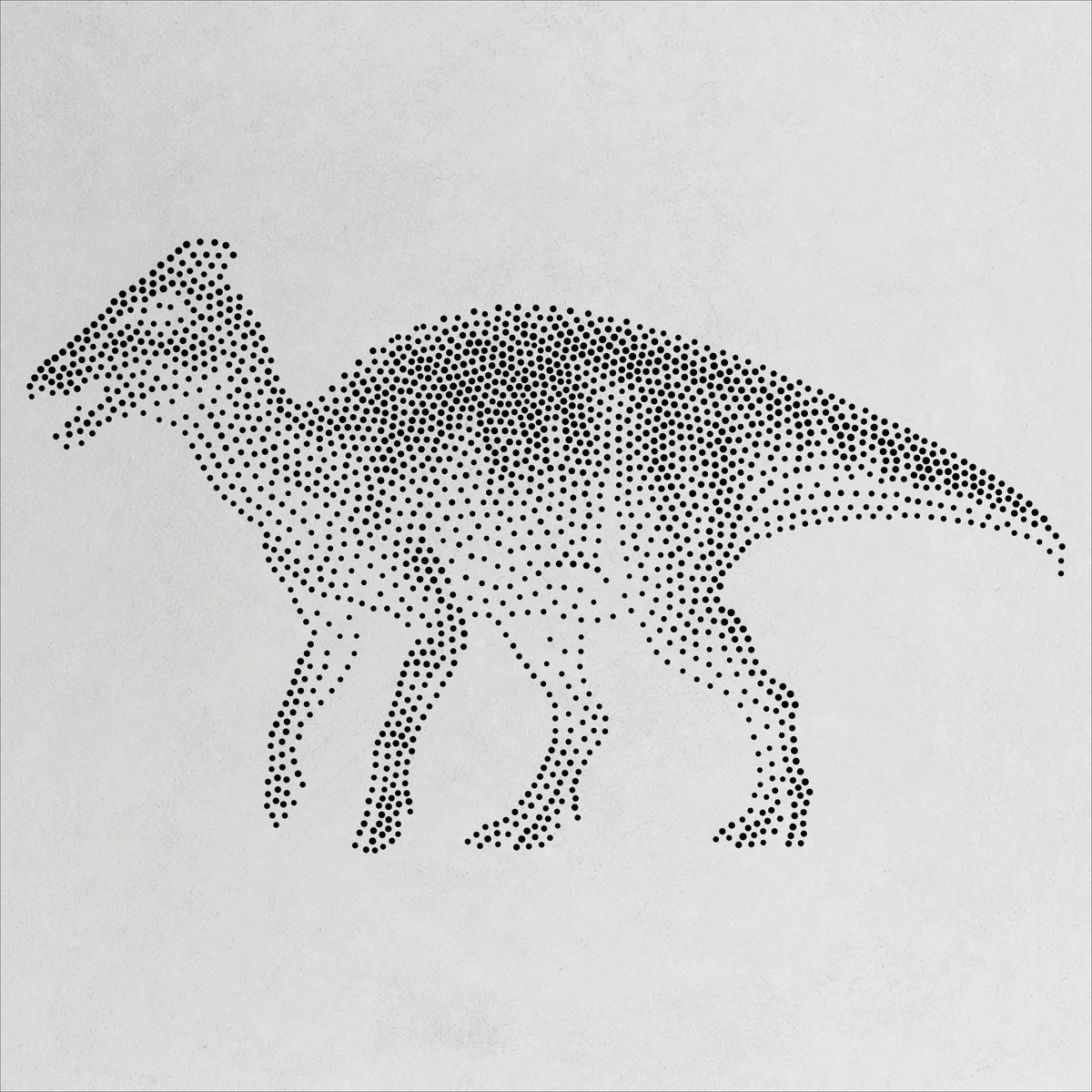 Edmontosaurus Dinosaur reusable Mylar stencil