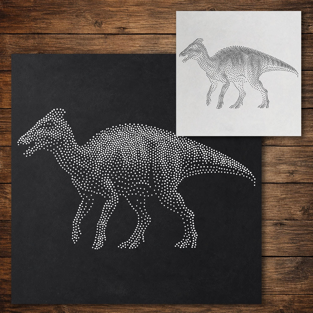 Edmontosaurus Dinosaur reusable Mylar stencil
