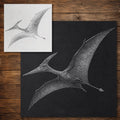 Pteranodon Pterosaur reusable Mylar stencil