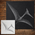 Quetzalcoatlu Pterosaur reusable Mylar stencil