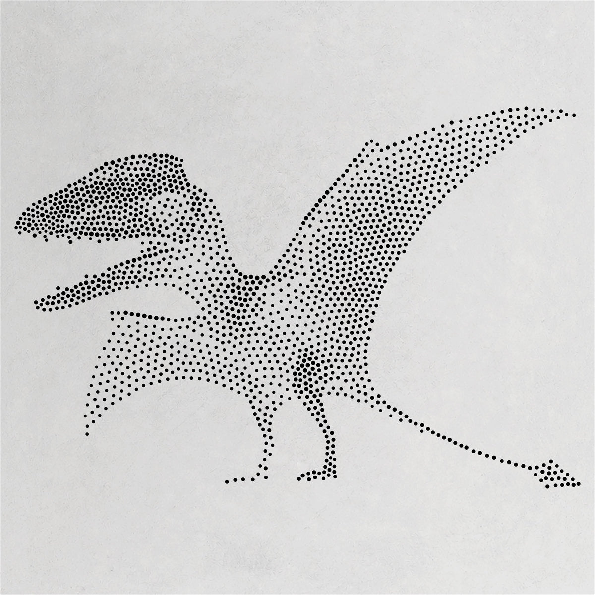 Dimorphodon Pterosaur reusable Mylar stencil
