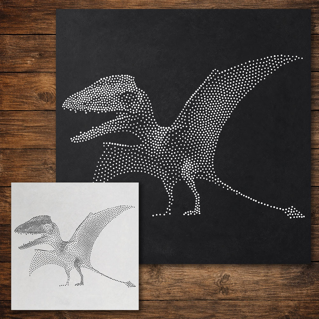 Dimorphodon Pterosaur reusable Mylar stencil