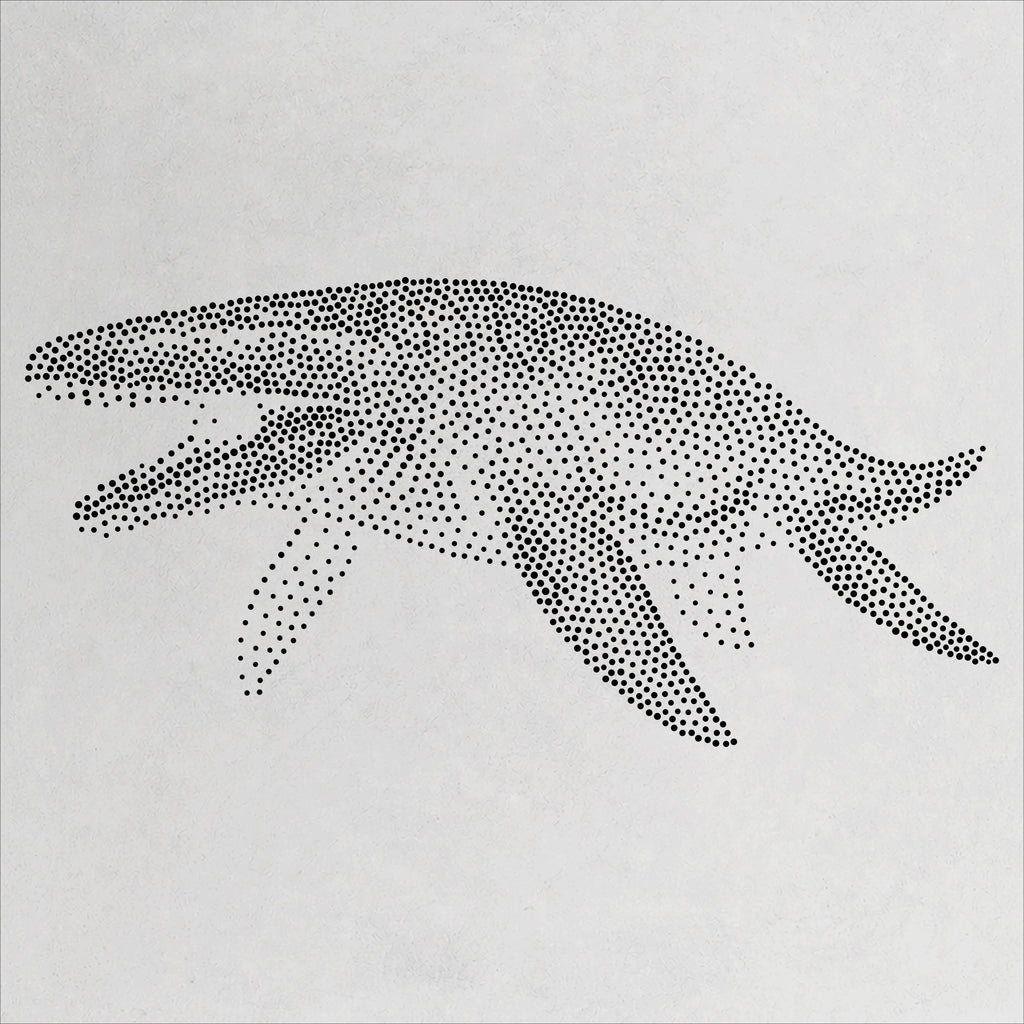 Liopleurodon Pliosaur reusable Mylar stencil