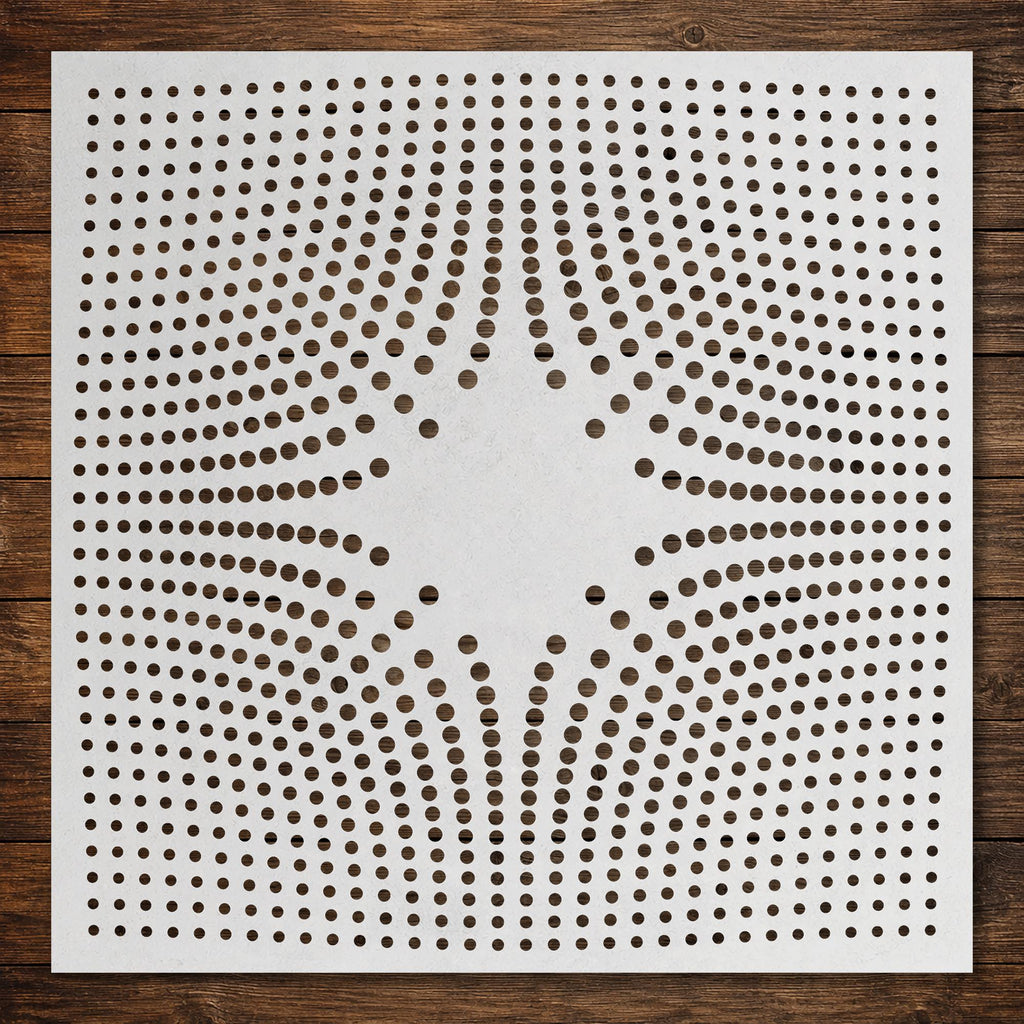 Geometric Pattern reusable Mylar stencil