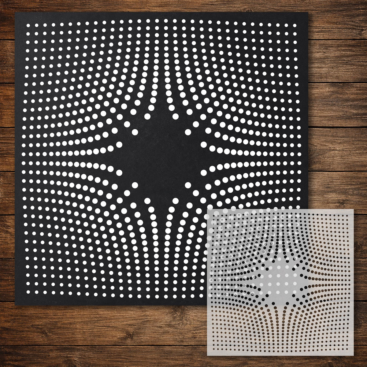 Geometric Pattern reusable Mylar stencil