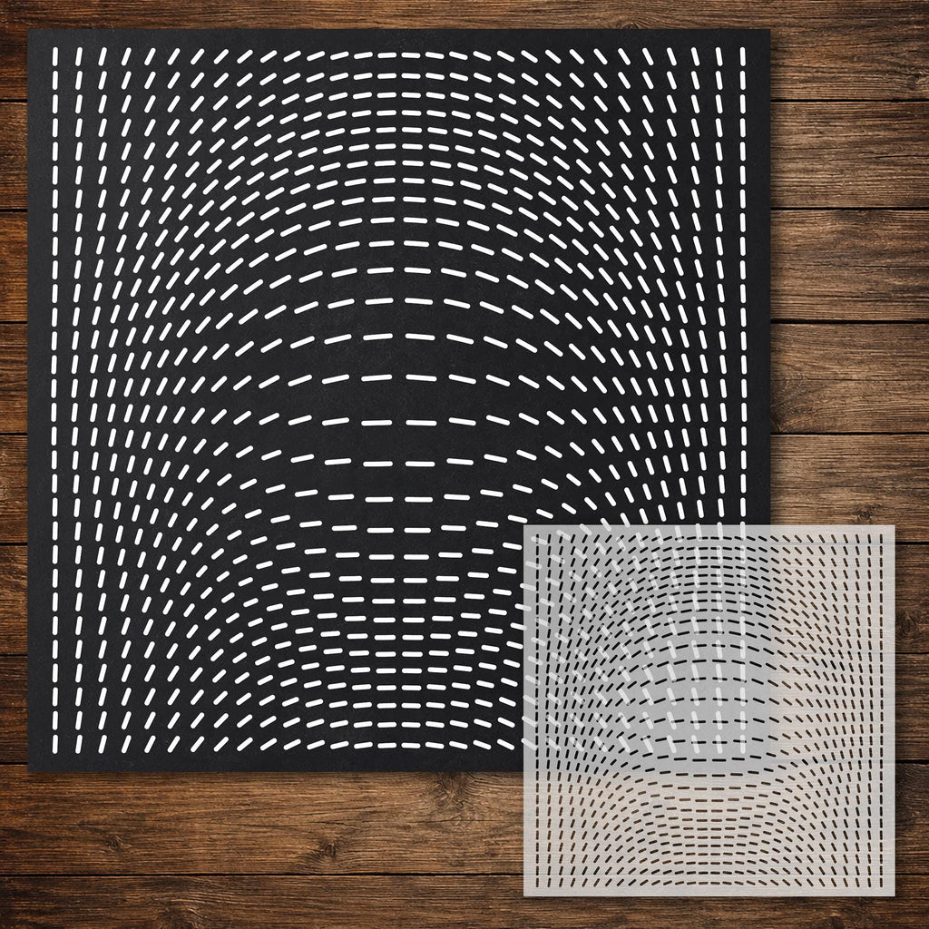 Geometric Pattern reusable Mylar stencil