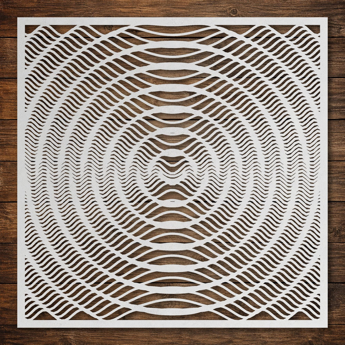 Geometric Pattern reusable Mylar stencil
