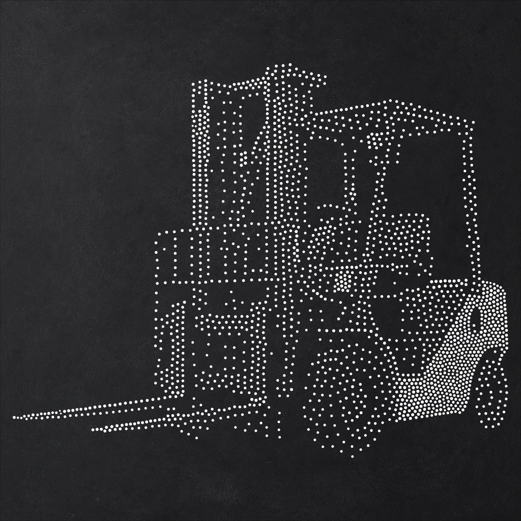 Forklift Truck reusable Mylar stencil
