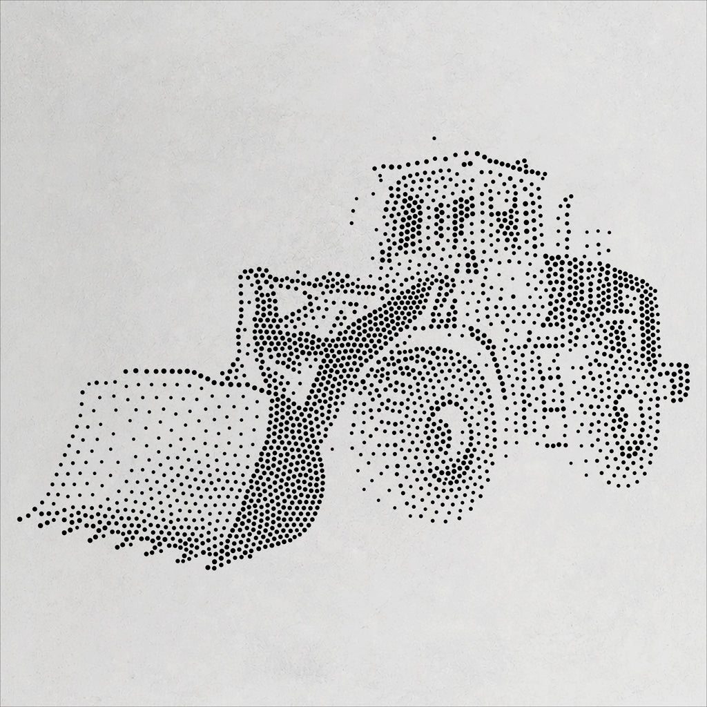 Wheel Loader reusable Mylar stencil
