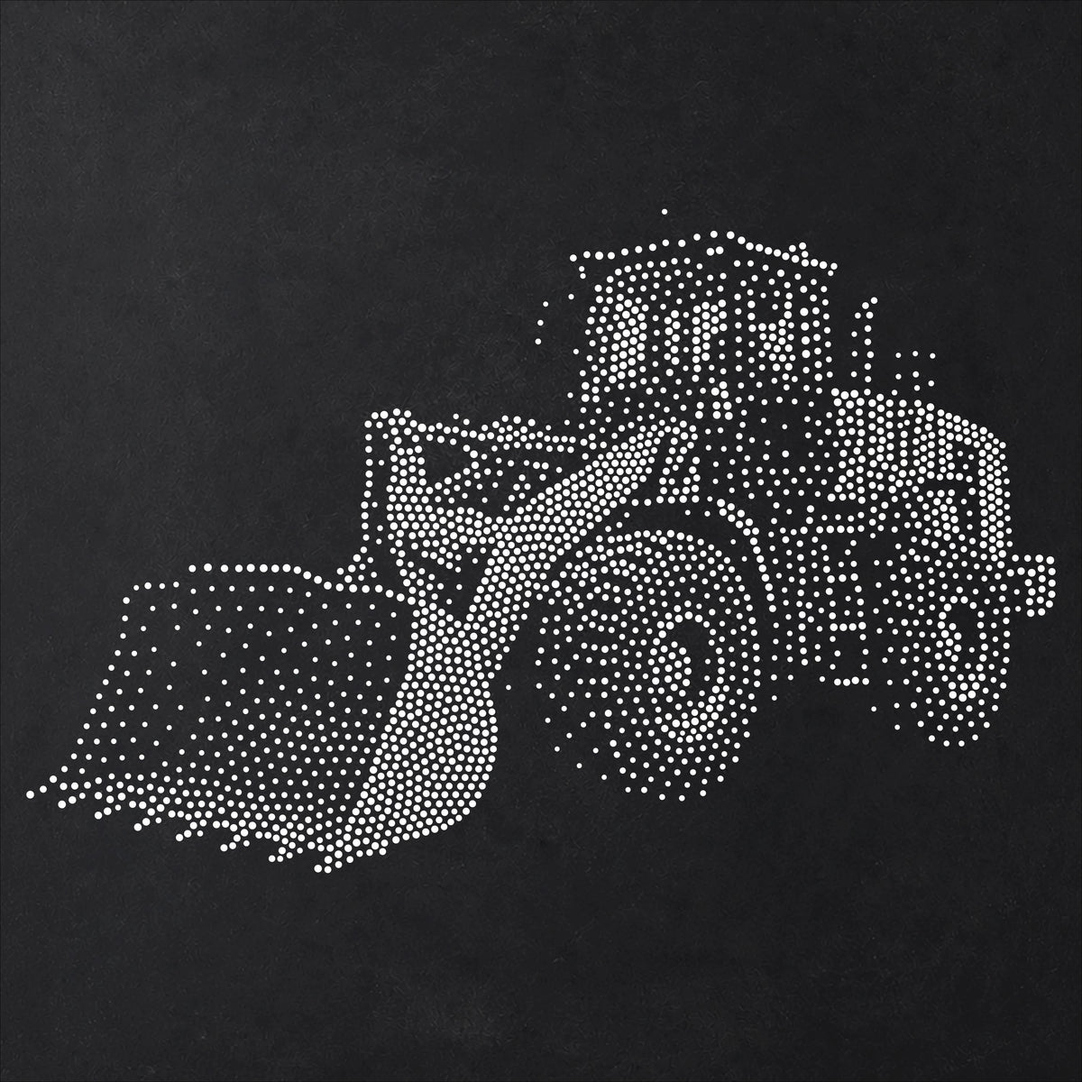 Wheel Loader reusable Mylar stencil