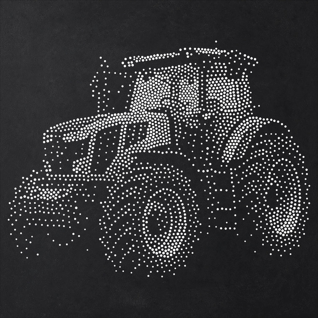Farm Tractor reusable Mylar stencil