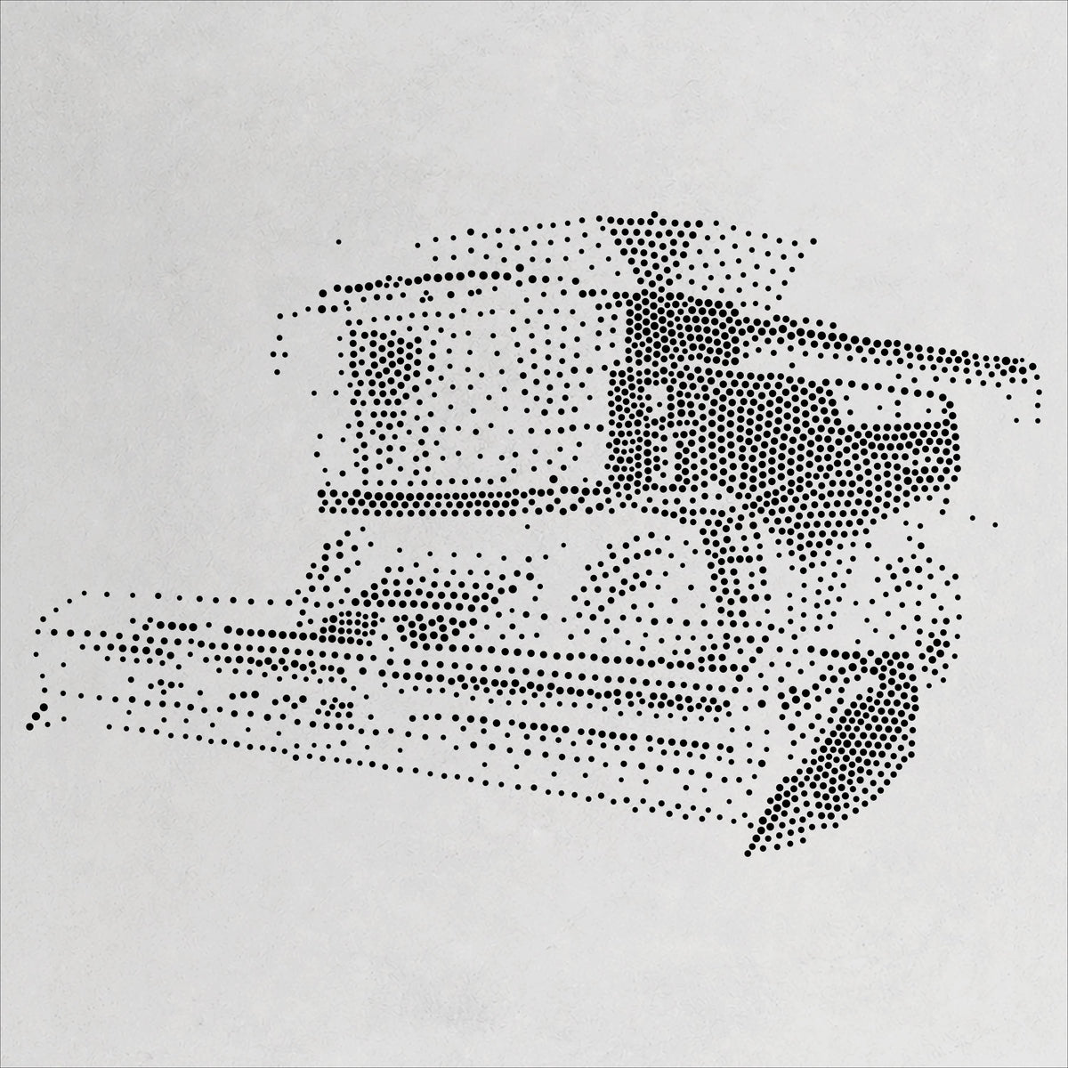 Combine Harvester reusable Mylar stencil