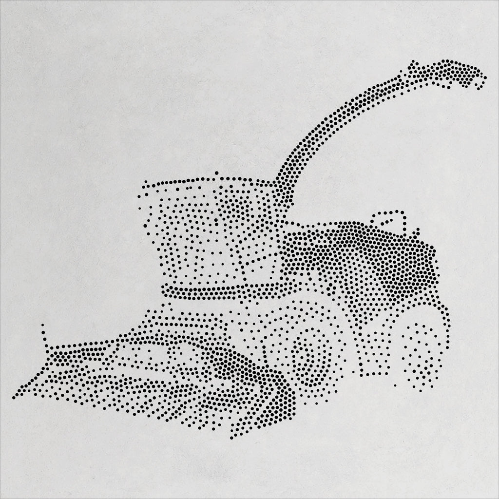 Forage Harvester reusable Mylar stencil