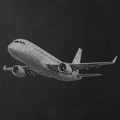 Airliner Aeroplane reusable Mylar stencil