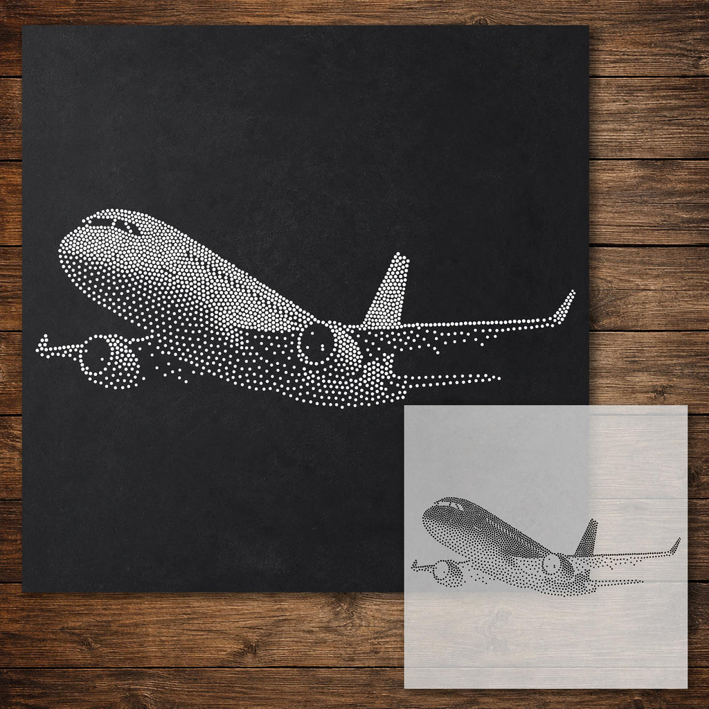 Airliner Aeroplane reusable Mylar stencil