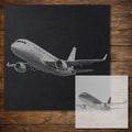 Airliner Aeroplane reusable Mylar stencil