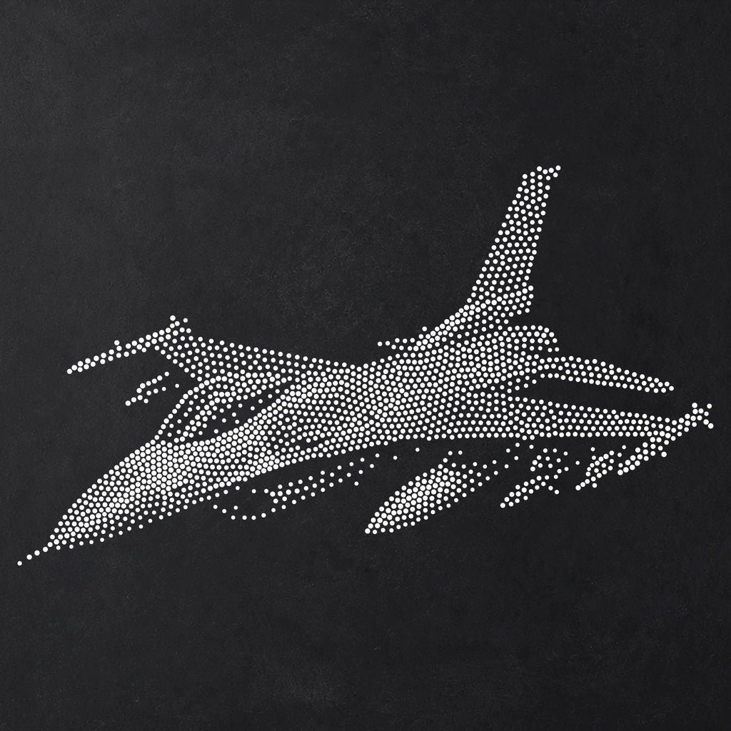 Fighter Jet reusable Mylar stencil