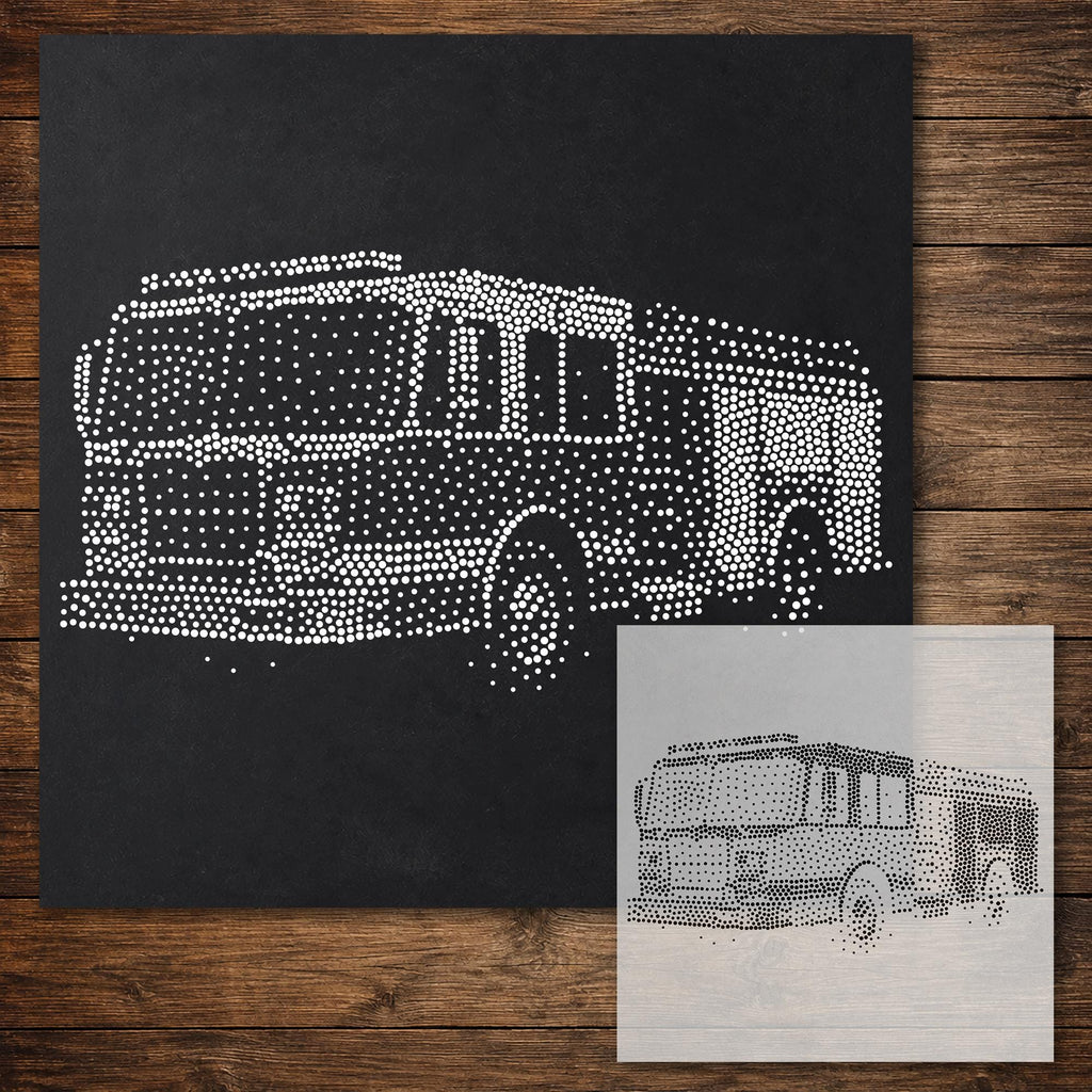Fire Engine reusable Mylar stencil