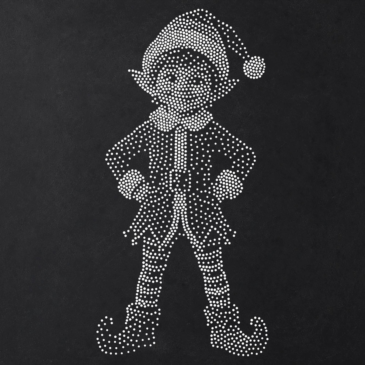 Christmas Elf reusable Mylar stencil