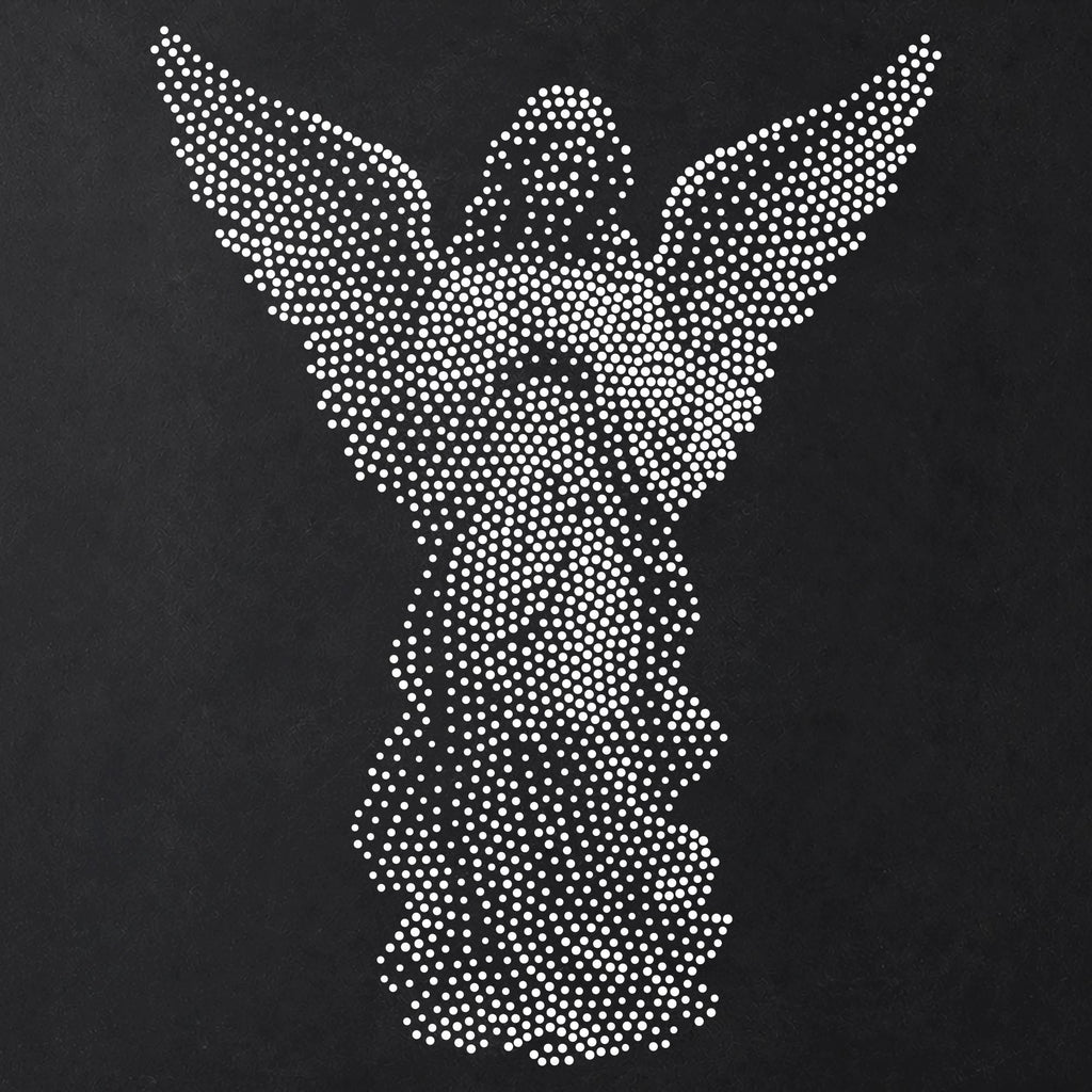 Christmas Angel reusable Mylar stencil
