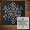 Snowflake reusable Mylar stencil