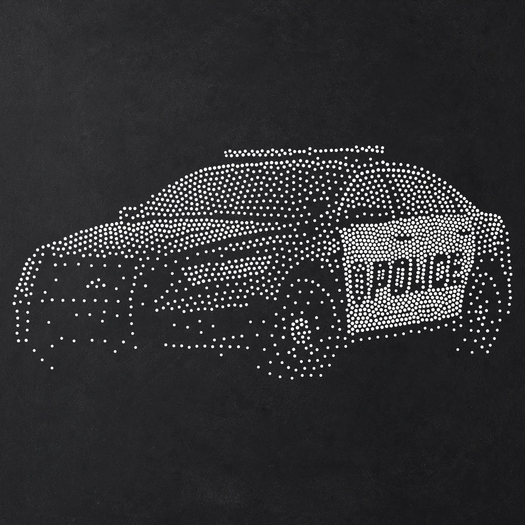 Police Car reusable Mylar stencil