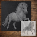 Pony reusable Mylar stencil