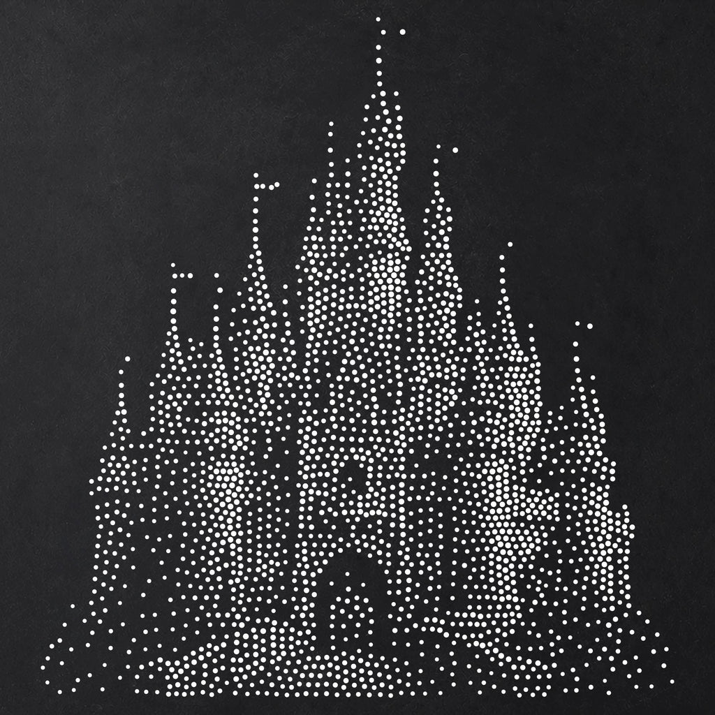 Fairytale Castle reusable Mylar stencil