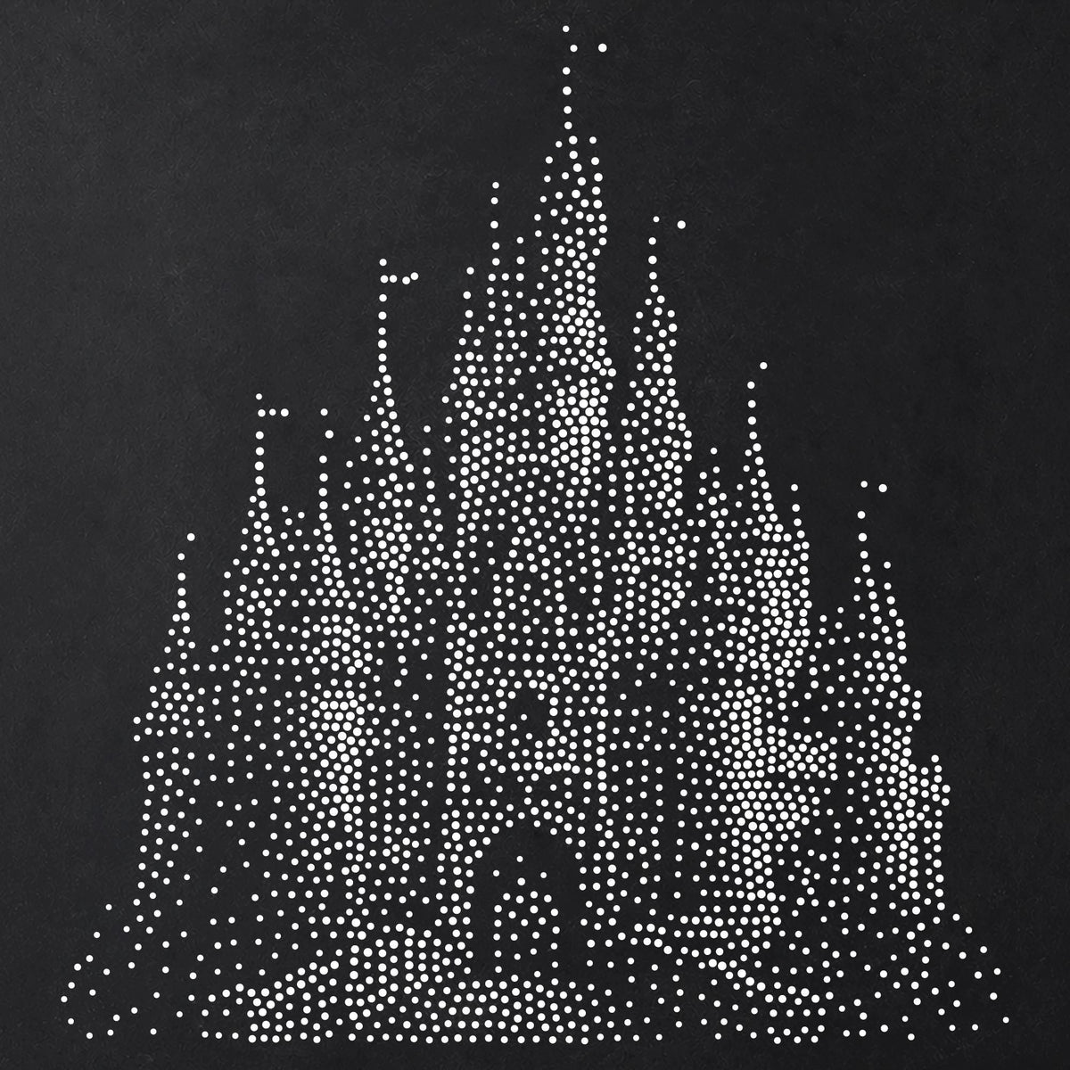 Fairytale Castle reusable Mylar stencil