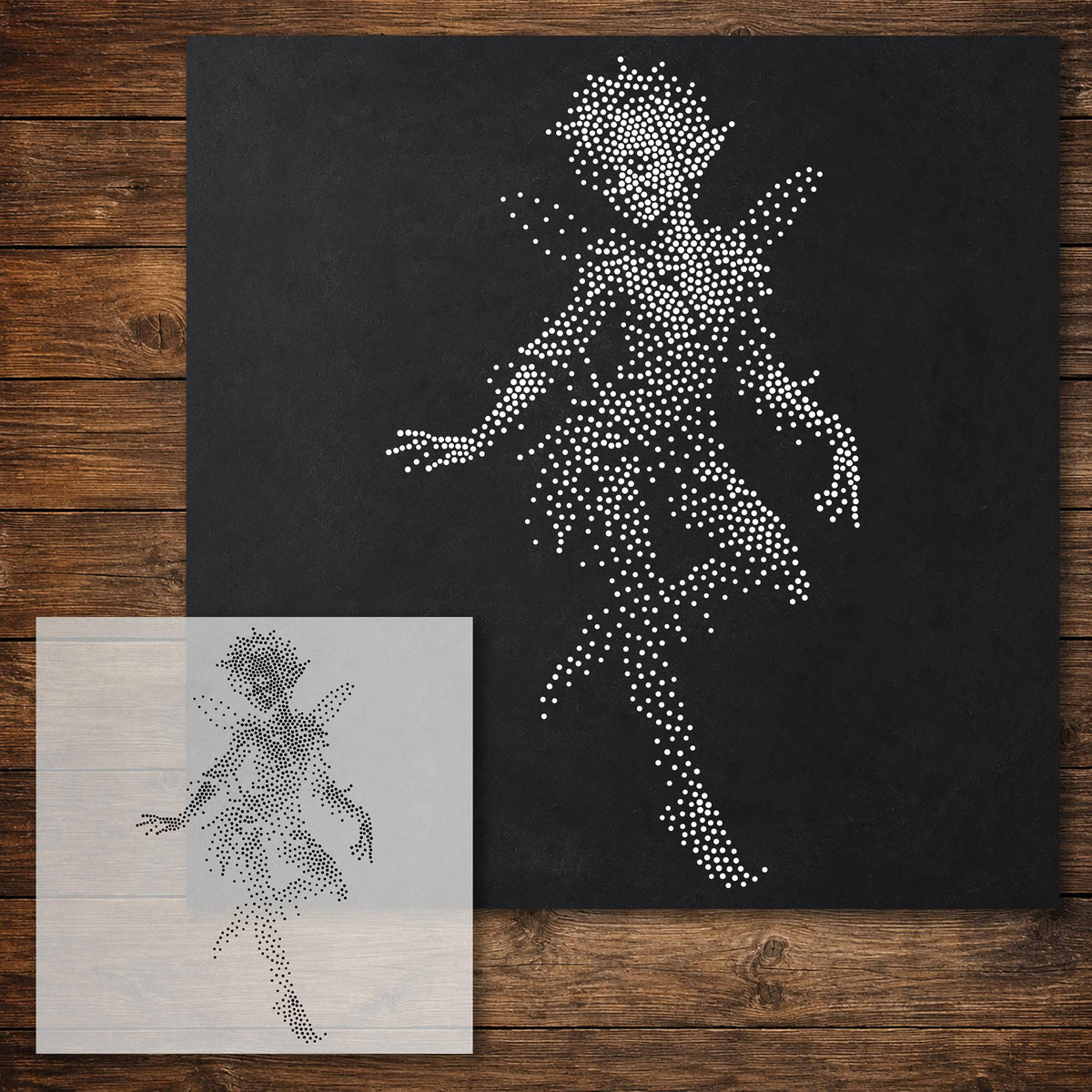 Pixie reusable Mylar stencil