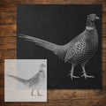 Pheasant reusable Mylar stencil